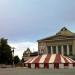 Program tent of the Tampere Theatre Festival in Tampere city