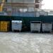 Waste collection point in Homieĺ city