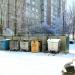 Waste collection point in Homieĺ city