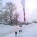 Дымовая труба ТЭЦ в городе Уфа