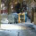 Waste collection point in Homieĺ city