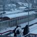 Снесённый турникетный павильон в городе Нахабино