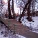 Лестница на спуске перед регулируемым переходом в городе Москва