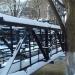 Трубопроводный мост в городе Москва