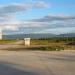 Автобусная остановка в городе Полярные Зори
