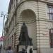 Statue of Rabbi Löw in Prague city