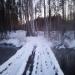 Мостик через речку в городе Екатеринбург