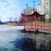 Китайский парк в городе Тверь