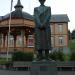 Statue of king Haakon VII in Tromsø city