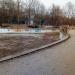Искусственное озеро в дендропарке в городе Кропивницкий