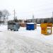 Waste collection point in Homieĺ city
