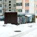 Waste collection point in Homieĺ city