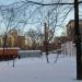 Снесённая дымовая труба в городе Москва