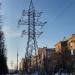 Опора ЛЭП в городе Москва