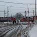 Железнодорожный переезд в городе Москва