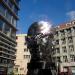 Franz Kafka statue in Prague city