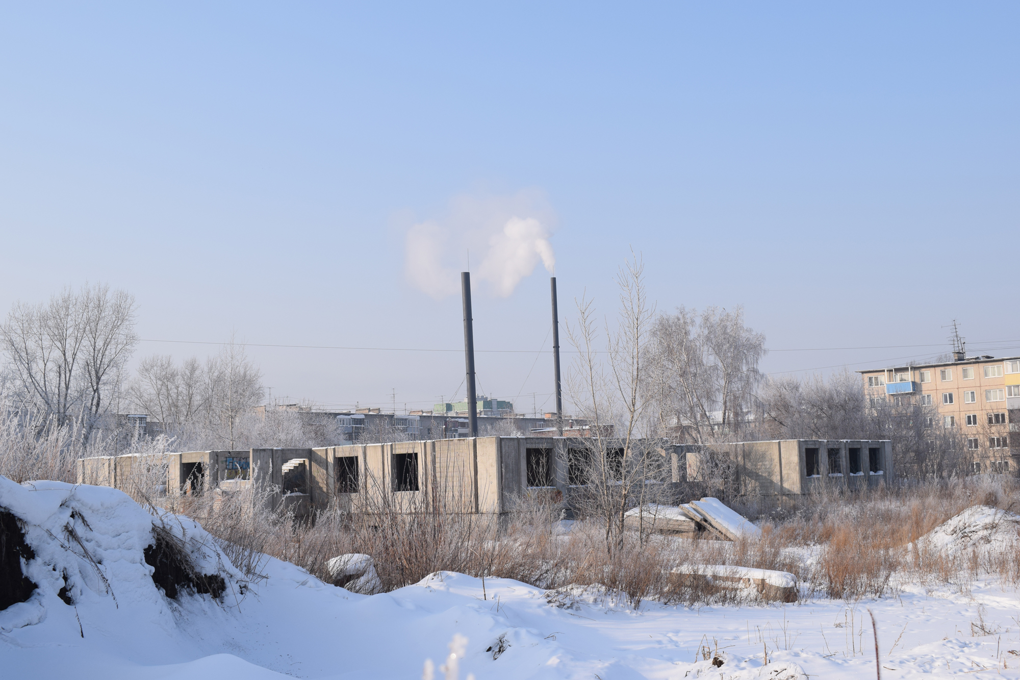 Заброшенная школа глухих - Новоалтайск