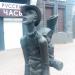 Скульптура «Турист» в городе Иркутск