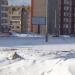 Надземный участок теплотрассы в городе Череповец