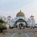 Malacca Straits Mosque (Masjid Selat Melaka) in Bandar Melaka city