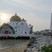 Malacca Straits Mosque (Masjid Selat Melaka) in Bandar Melaka city