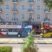 Стоянка туристических автобусов в городе Евпатория
