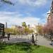 Plaza Lesseps en la ciudad de Barcelona