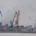 Портальный кран в городе Череповец