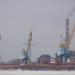 Портальный кран в городе Череповец