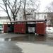 Waste collection point in Homieĺ city