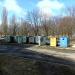 Waste collection point in Homieĺ city