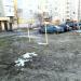 Area for drying clothes in Homieĺ city