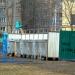Waste collection point in Homieĺ city