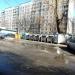 Waste collection point in Homieĺ city