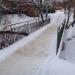 Стальной пешеходный мост через р. Махорку в городе Софрино