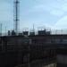 Надземный пешеходный переход с первой на вторую платформу в городе Домодедово