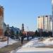 Аллея в городе Барнаул