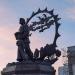 Памятник переселенцам на Алтай в городе Барнаул
