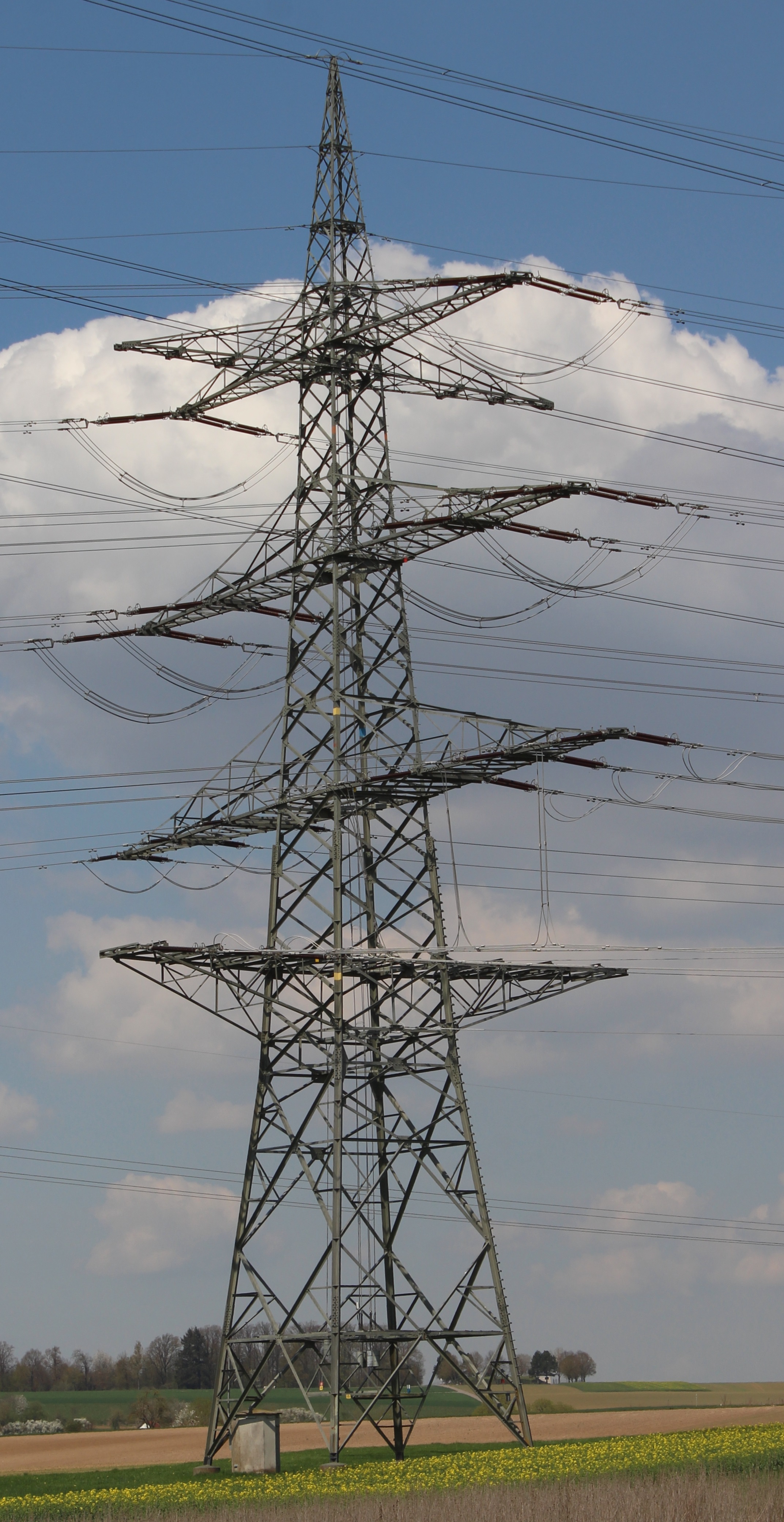 Mast 55 der der Anlage 318 (380kV/110kV-Leitung Pulverdingen ...
