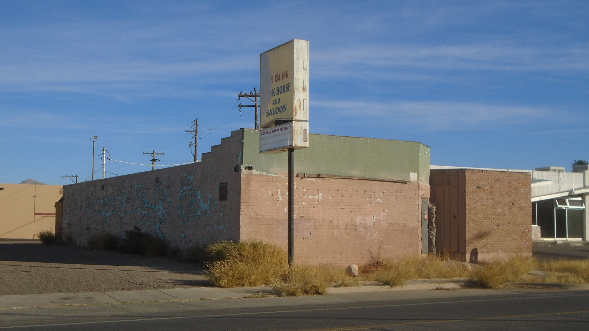 Former Pack Em Inn Steakhouse and Saloon Tucson, Arizona abandoned