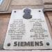 Памятная доска Walter Siemens в городе Тбилиси