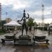 Скульптурная композиция «Человек-часы» в городе Щёлково