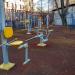 Спортивная площадка с тренажерами в городе Москва