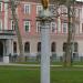 Golden Roman monument in Ljubljana city