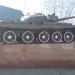 Танк Т-62М на постаменте в городе Кубинка