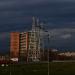 Опора ЛЭП в городе Москва