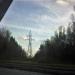 Опора ЛЭП в городе Москва