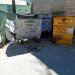 Waste collection point in Homieĺ city