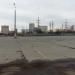 Стоянка автобусов и автомобилей в городе Москва