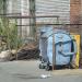 Waste collection point in Homieĺ city